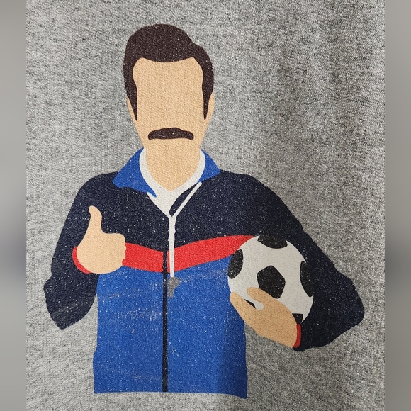 Soccer Coach Crewneck Sweatshirt XL Ted Lasso - Picture 3 of 3